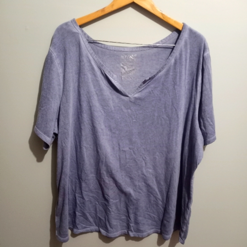 (3for$20) Terra & sky light purple tshirt 3x